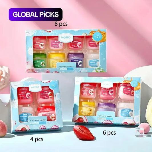 Hydrating and Moisturizing Lip Mask Set for Men and Women, Comfort and Non-Irritating Lip Mask, Various Flavors, Lip Treatment